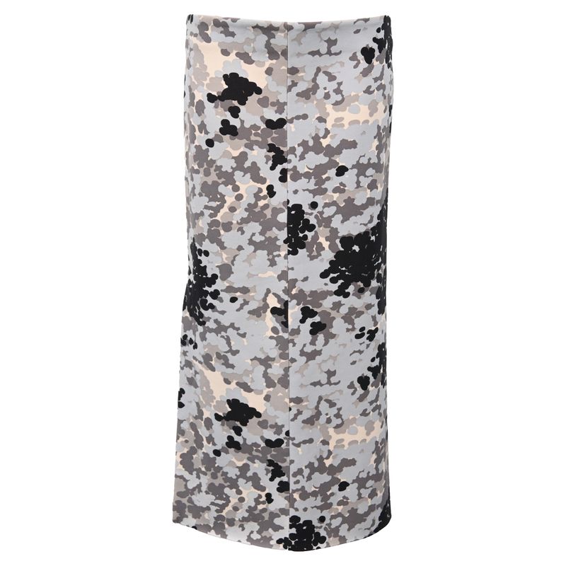 Marc Jacobs Knit Printed Mini Skirt In Multicolor Wool